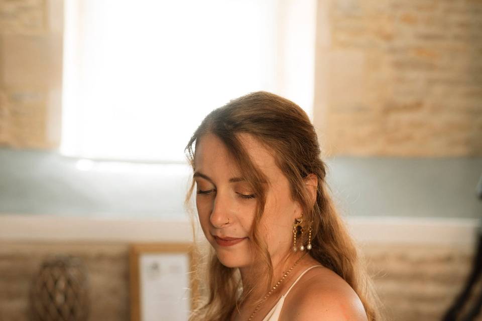 Les préparatifs de la mariée