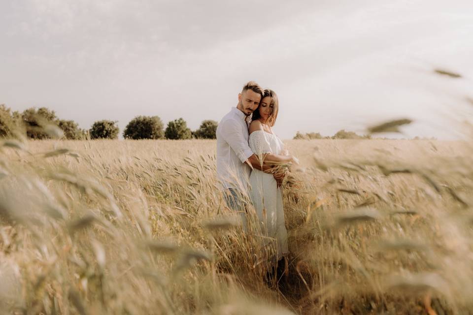 Séance engagement en Provence