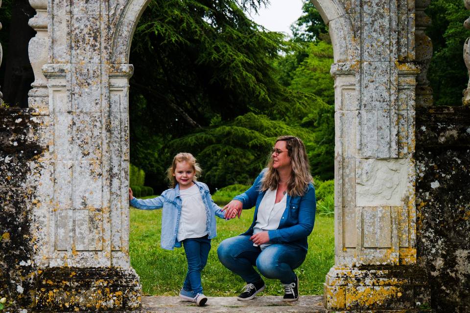 Shooting entre  mère et fille