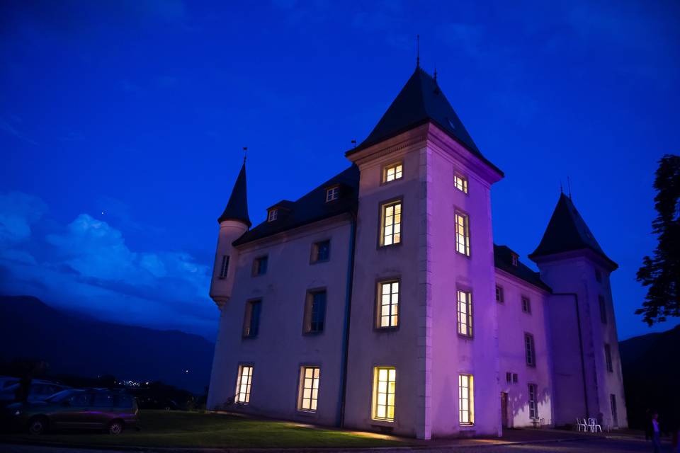 Le château de nuit