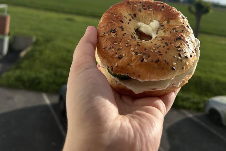 Baggle au saumon