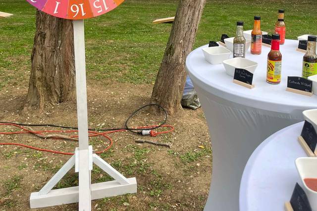 Roue de sauces piquantes