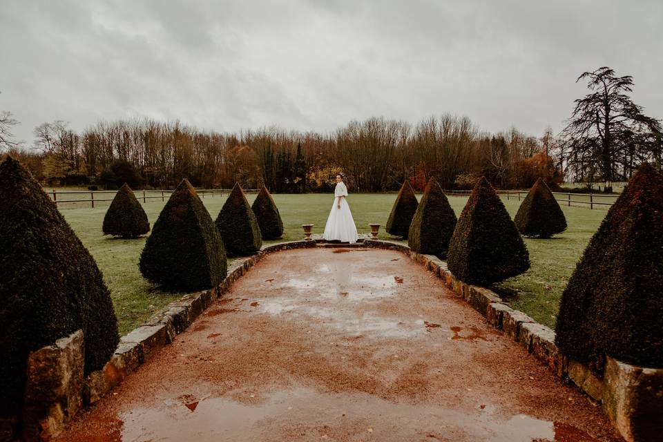 Mariée en Hiver