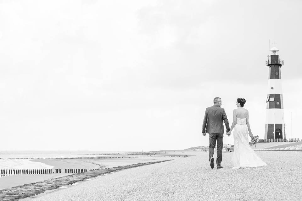 Séance couple plage Breskens