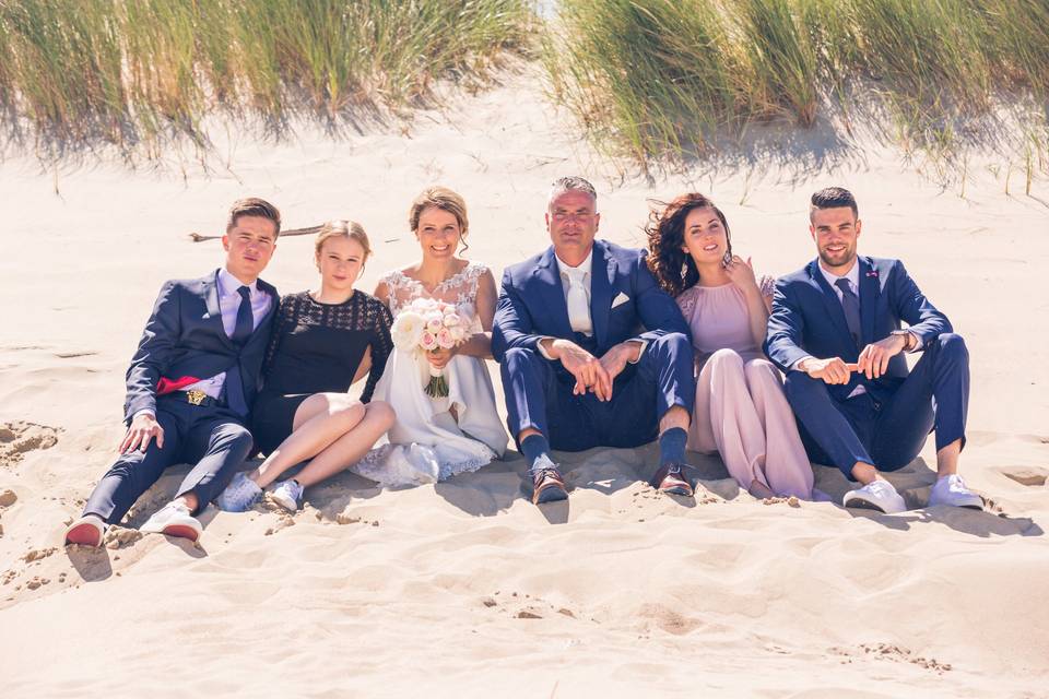 Mariage dans les dunes