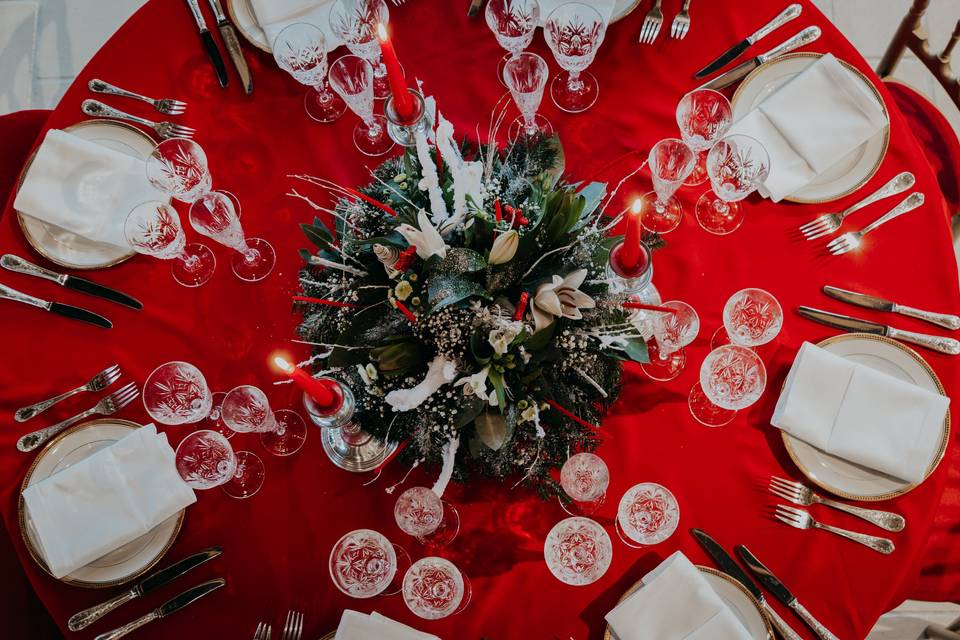 Table mariage décembre