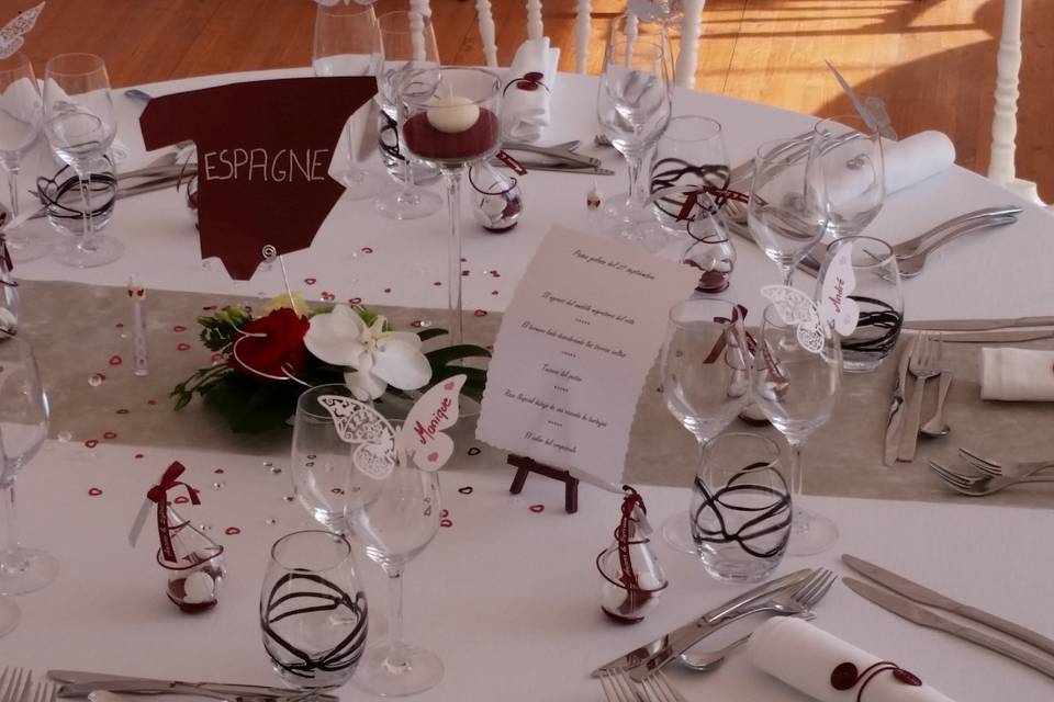 Table mariée