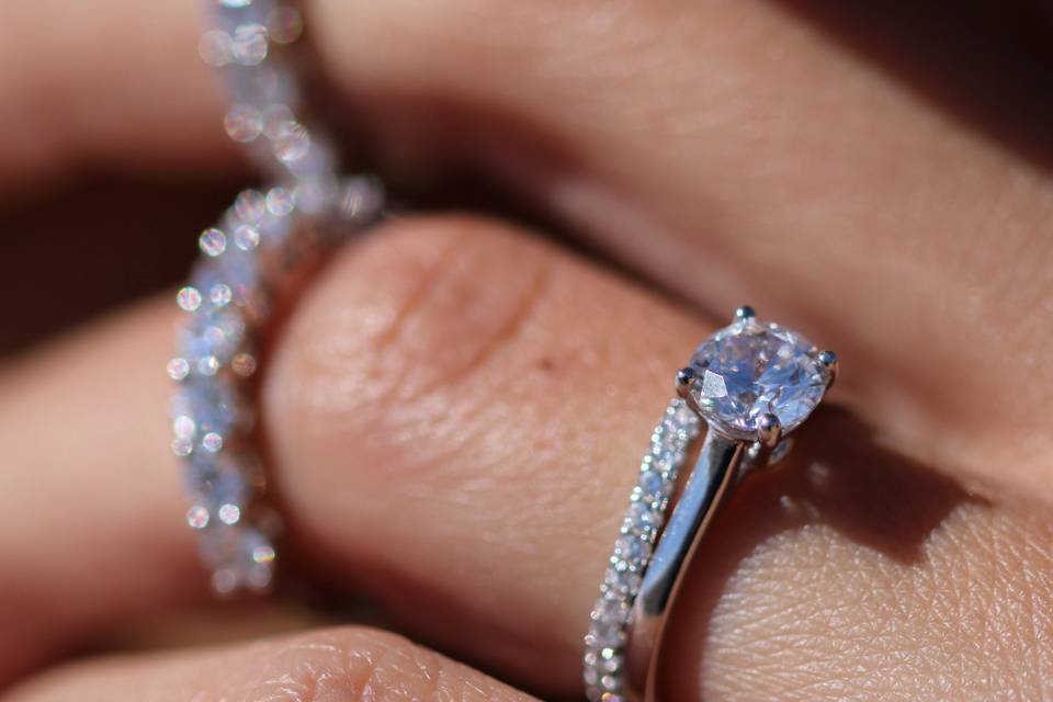 Solitaire diamant promesse