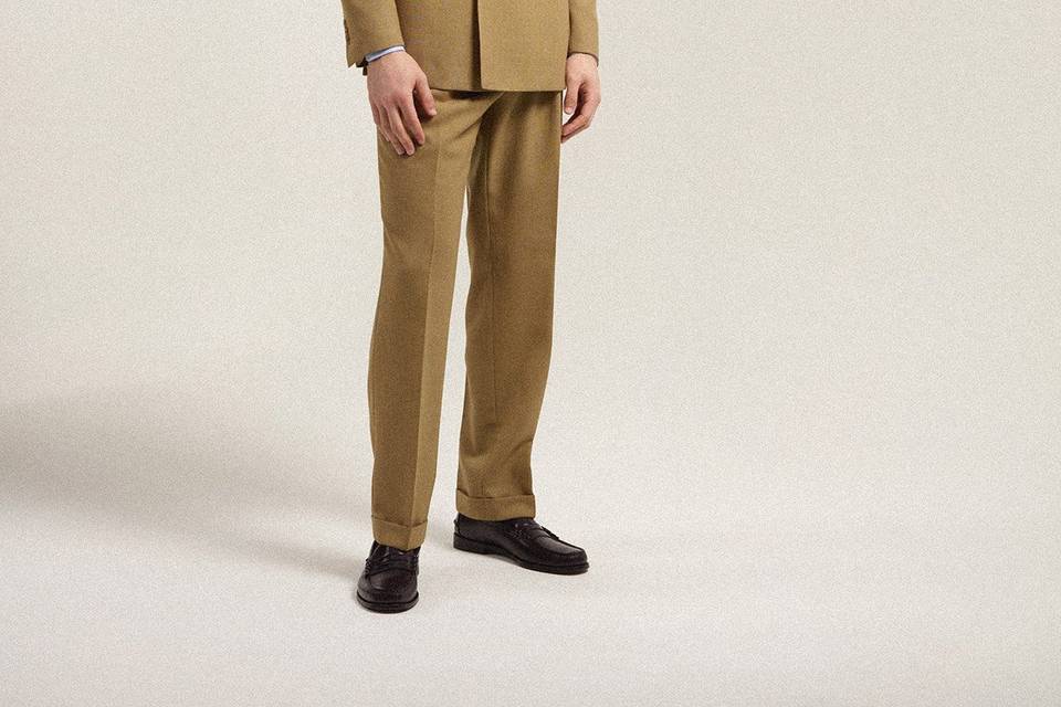 Costume Croisé Beige