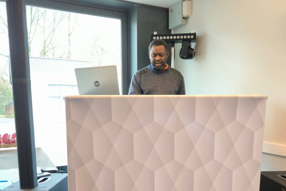 DJ Boguy at work...