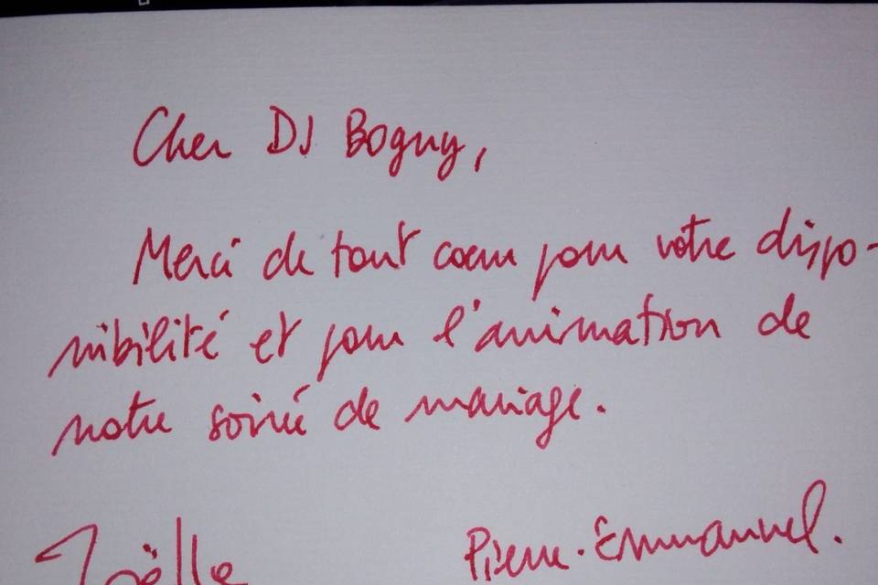 Ça fait toujours plaisir...