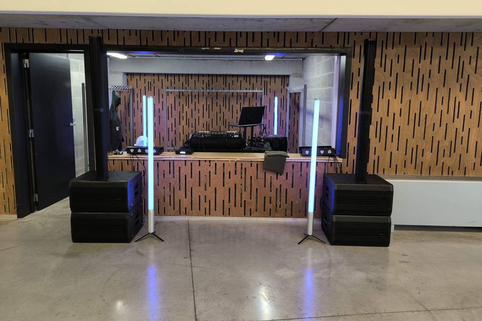 Installation pour mariage