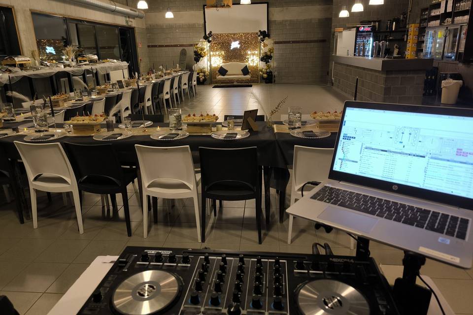 En place pour la soirée