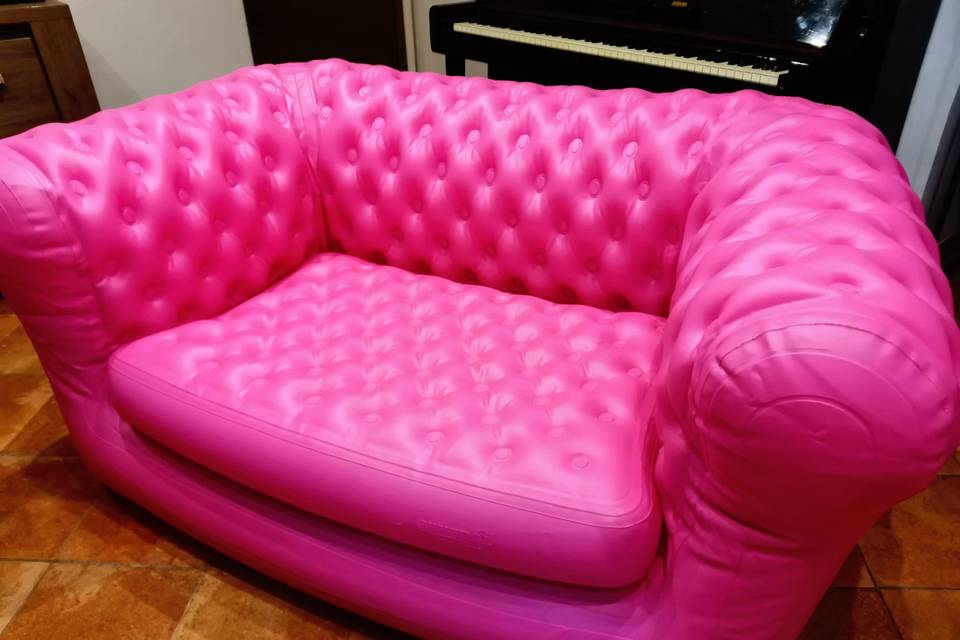 Canapé chesterfield gonflable