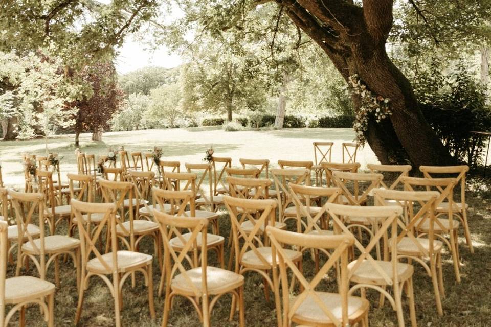 Chaise st Remy, en bois.