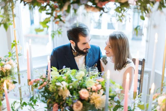 London Wedding table