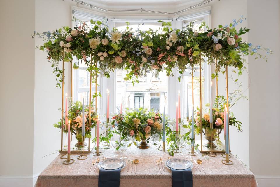 London Wedding table