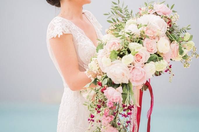 Bouquet de mariée d'hiver