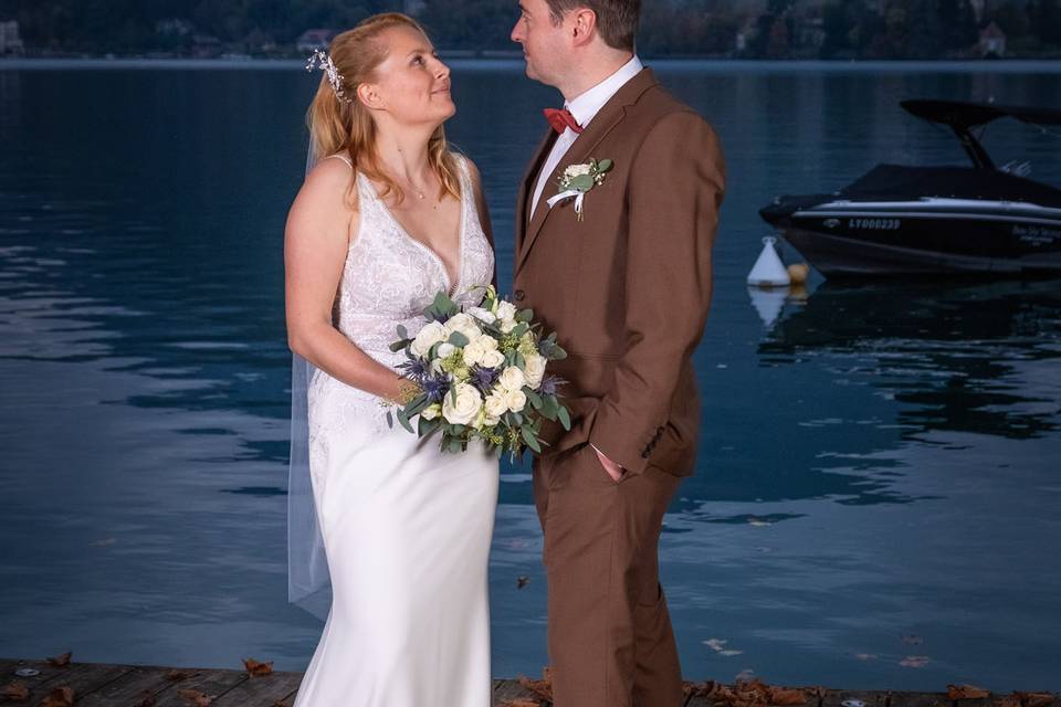 Mariage au lac d'Annecy