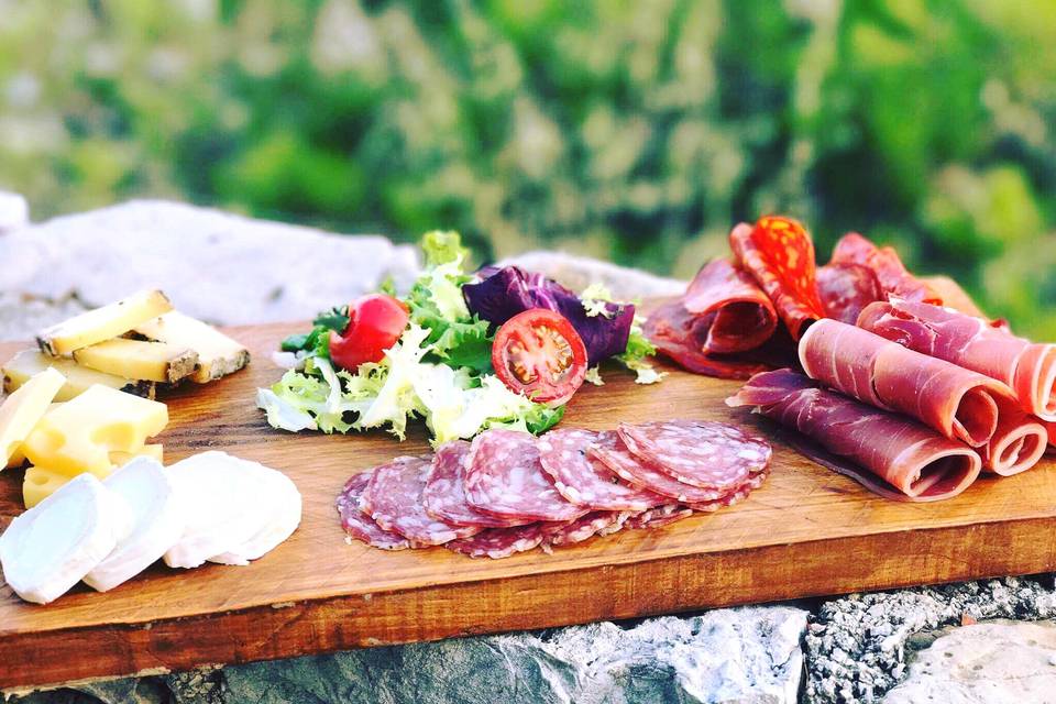 Assiette charcuterie - fromage