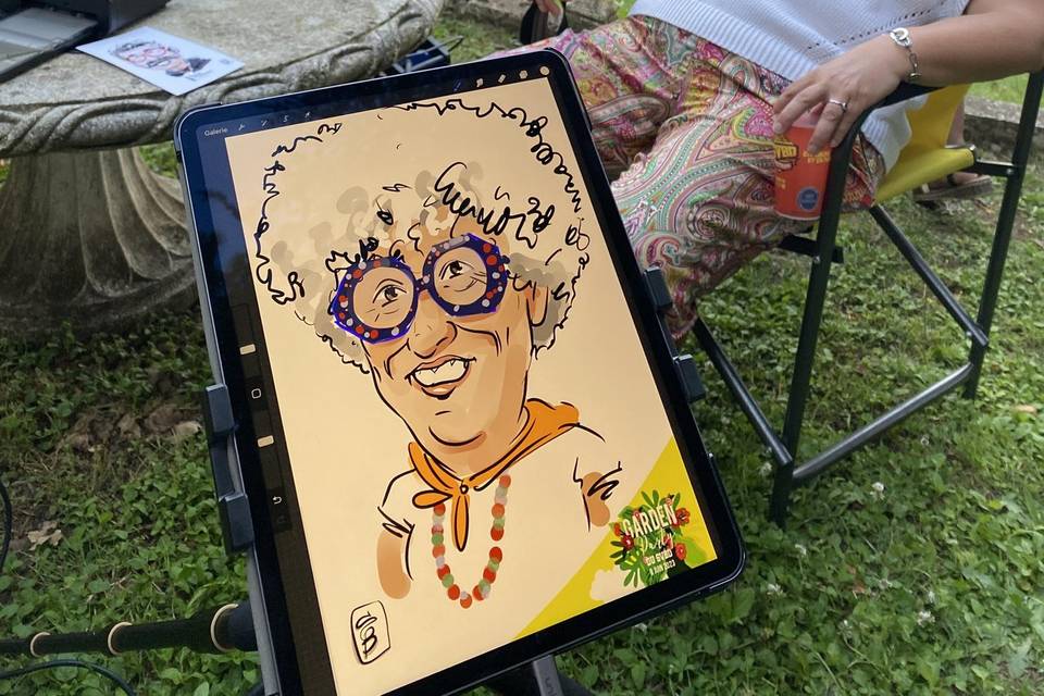 Caricature ipad