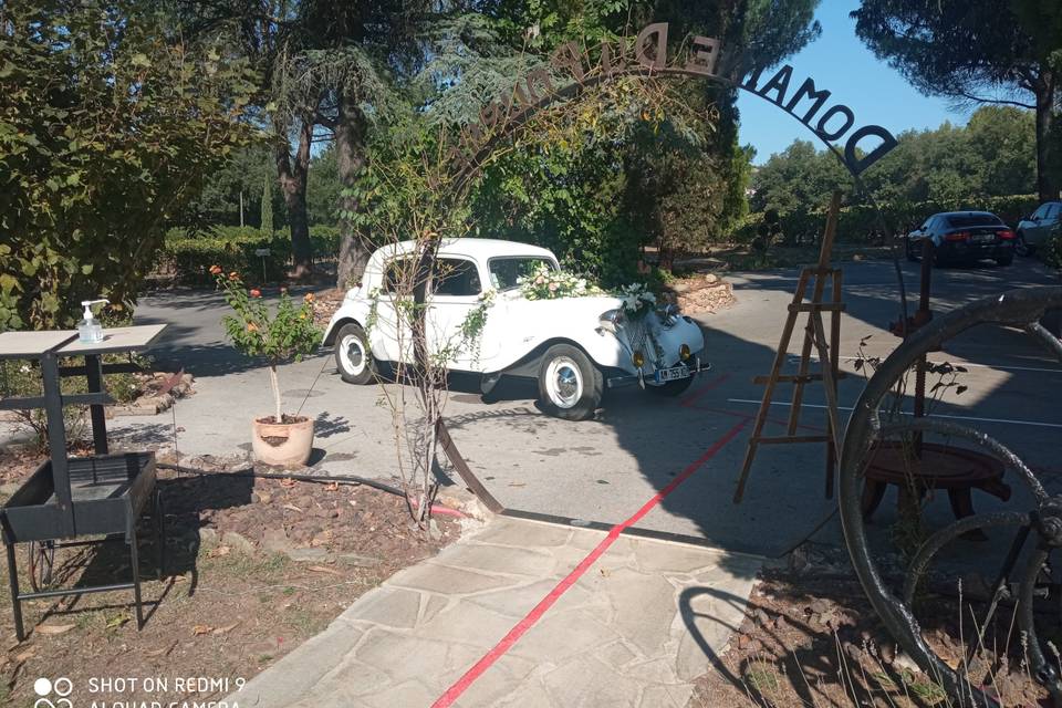 Voiture prête et décorée