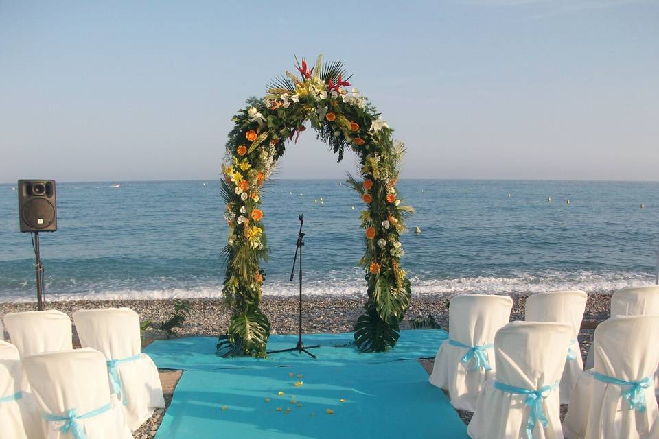 Mariage sur la plage