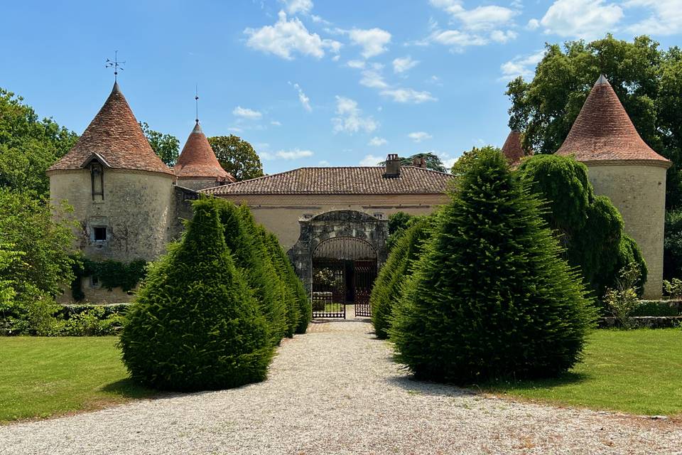 Vue pont d'entrée