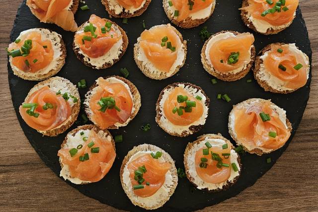 Toast saumon gravlax