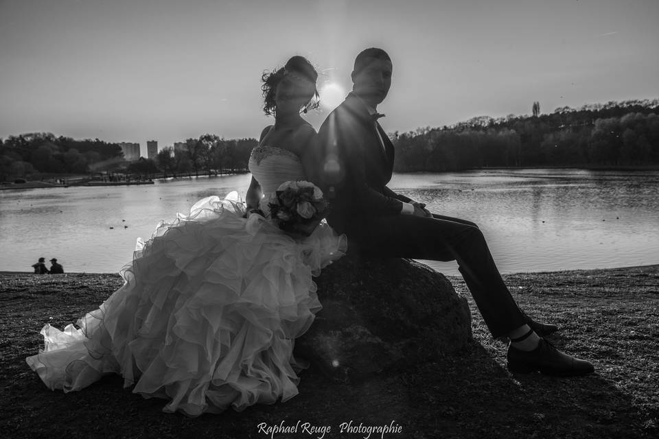 Couple contre jour