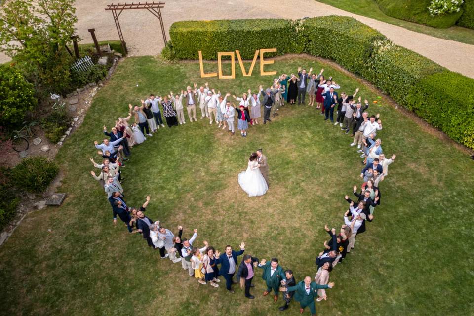 Photo  groupe avec NOTRE LOVE