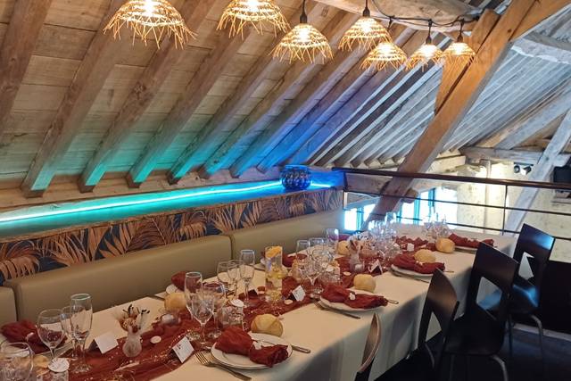 Mezzanine salle de réception