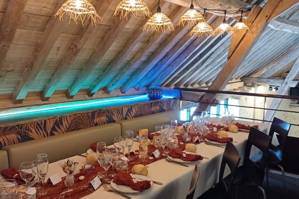 Mezzanine salle de réception