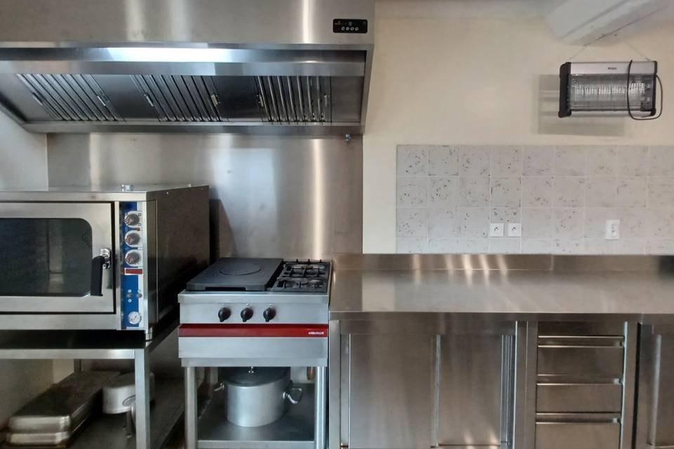 Cuisine de la salle de récepti
