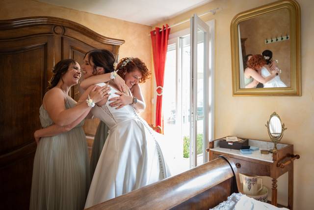 La Mariée et les demoiselles