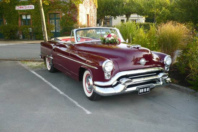 La Oldsmobile 1953 décorée