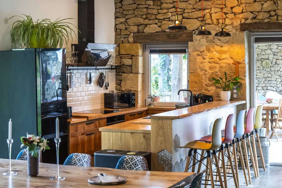 Espace repas intérieur