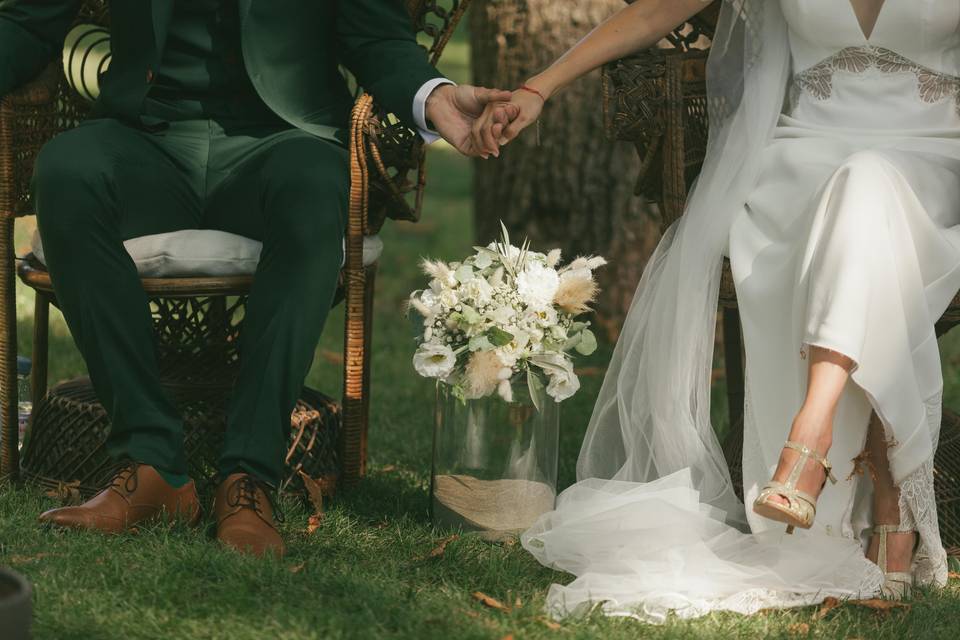 Bouquet de mariée bohème