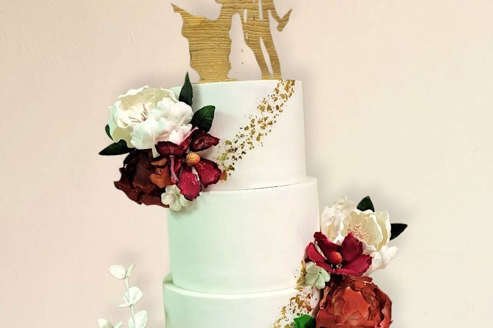 Wedding cake doré