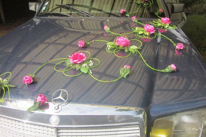 Decoration voiture mariage