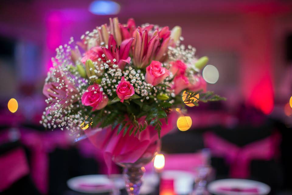 Bouquet table invités
