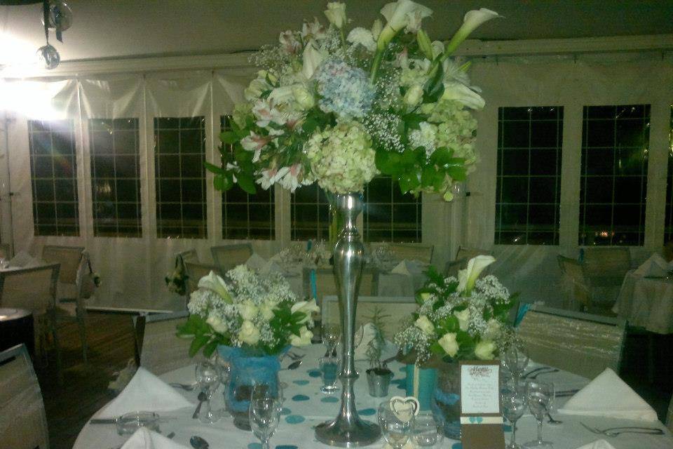 Bouquet table des mariés