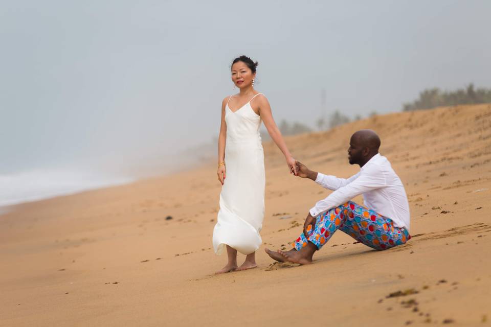 Mariage Bénin - Palm Couple