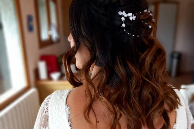 Coiffure mariée wavy