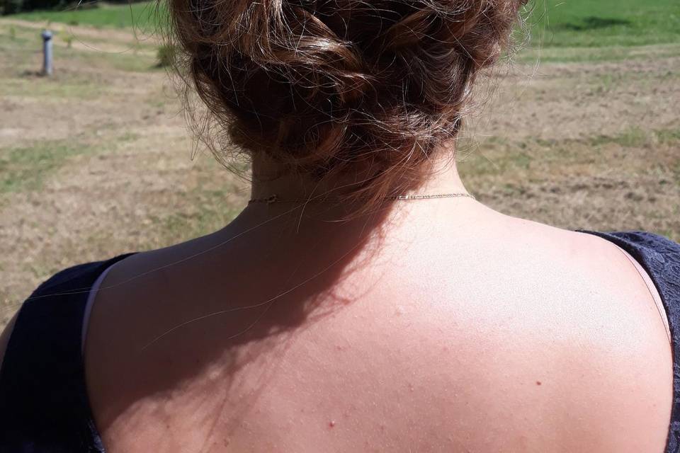 Chignon mariée vintage chic