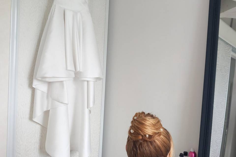 Chignon mariée classique