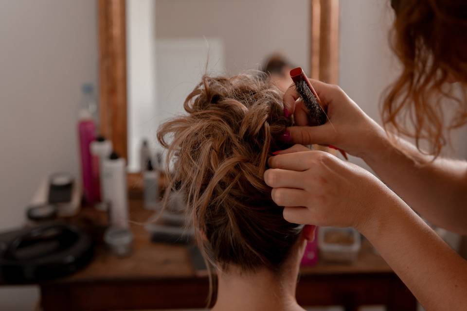 Réalisation chignon