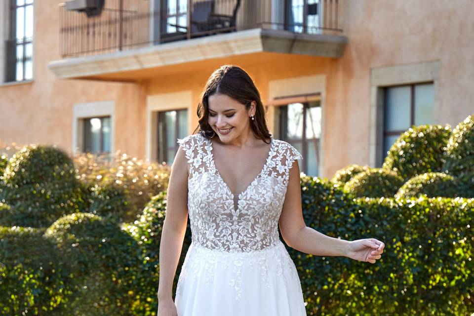 Robe de mariée fluide