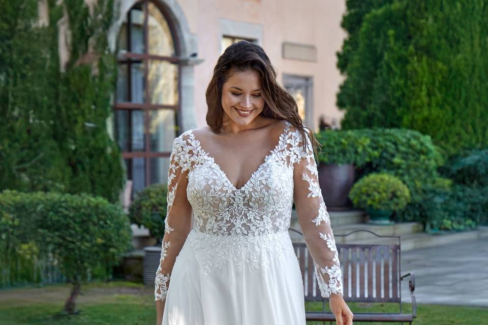 Robe de mariée fluide
