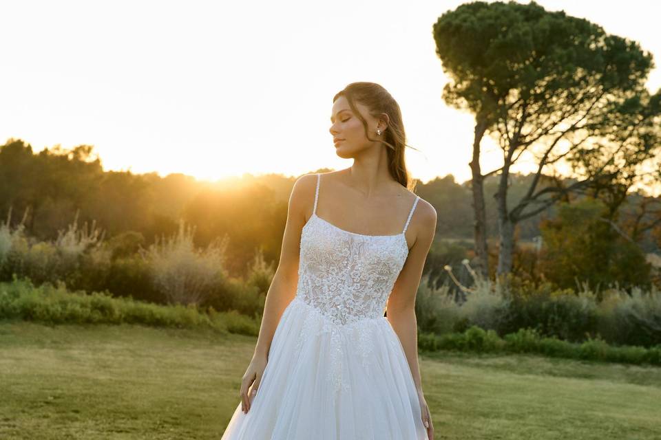 Robe bustier corset